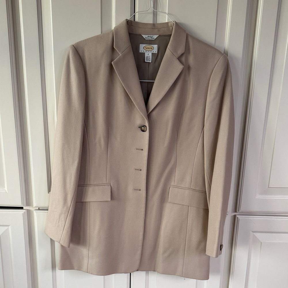 Talbots Classic Beige Blazer